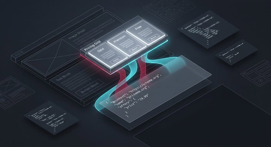 WordPress block patterns generating dynamic schema in a full site editing theme.
