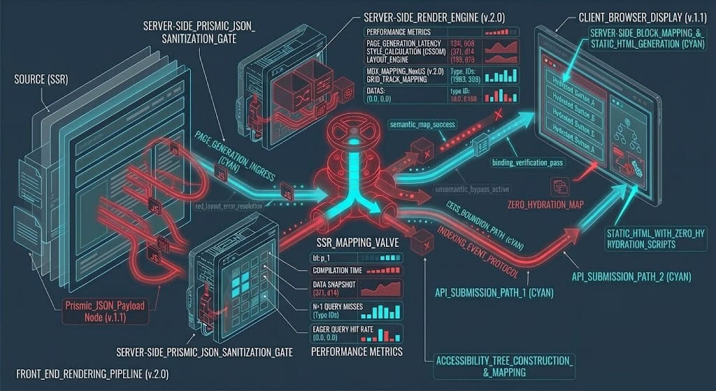 Prismic Slice Machine zero-hydration performance architectural schema