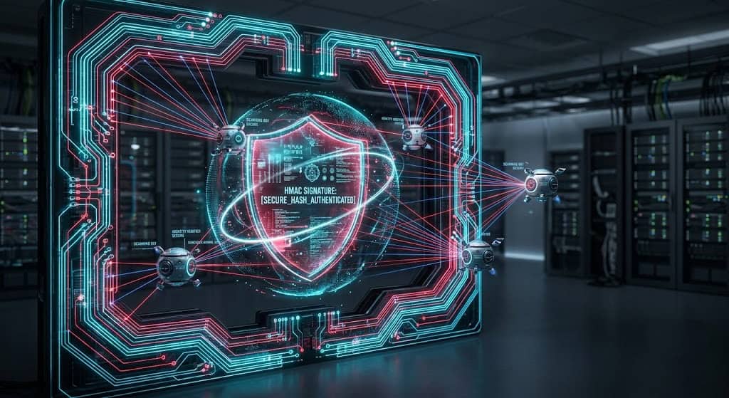 Cryptographic HMAC validation architecture for securing WooCommerce agentic checkouts against spoofed webhooks.