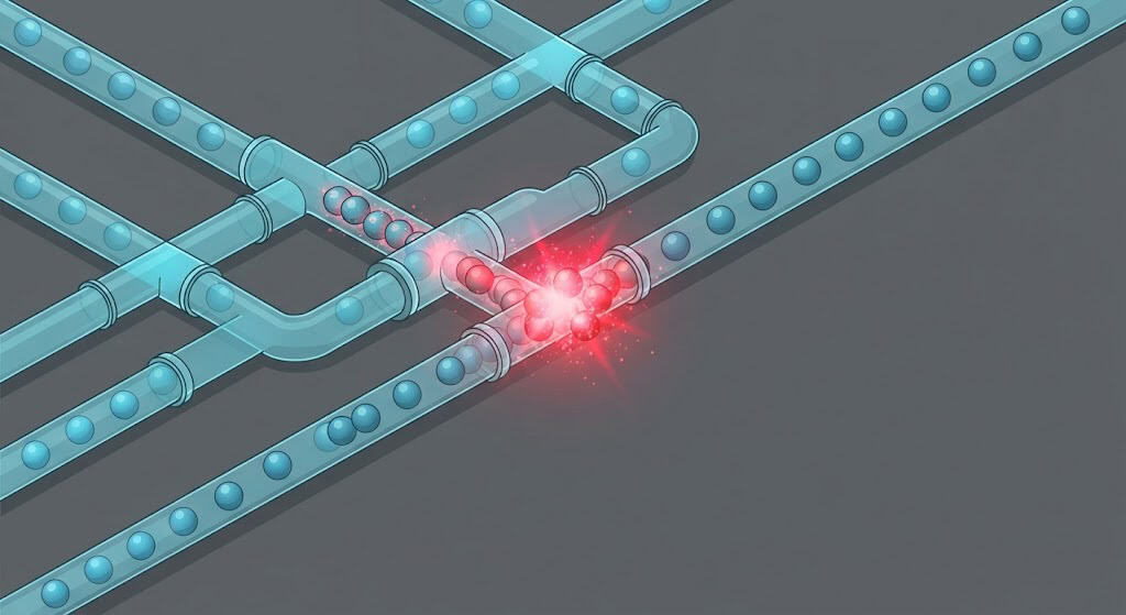 Technical illustration of a RAG ingestion pipeline deadlock and multi-agent collision.